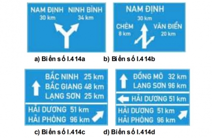 Nhóm biển chỉ dẫn: Biển số I.414 có ý nghĩa gì?