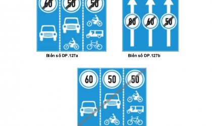 Nhóm biển báo cấm: Biển số DP.127 có ý nghĩa gì?