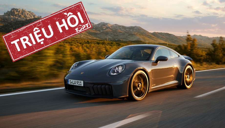 Triệu hồi Porsche 911, Taycan vì lỗi camera lùi