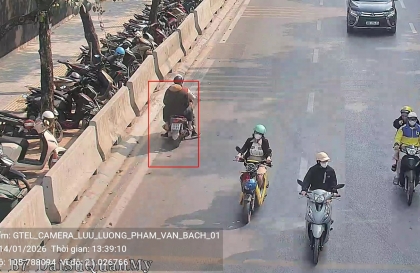  Danh sách các trường hợp vượt đèn đỏ tại nội đô bị camera AI phát hiện trong ngày 15/1/2026