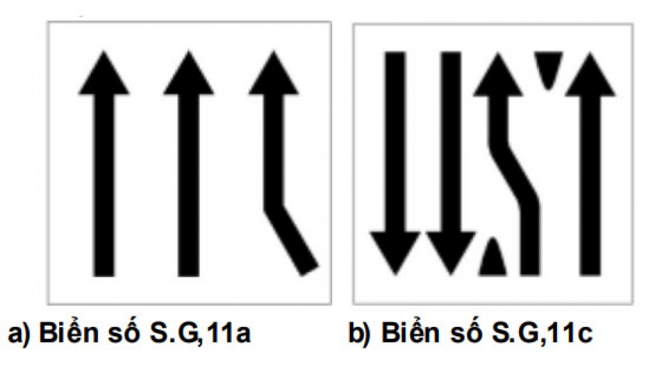 Nhóm biển phụ: Biển số S.G,11 có ý nghĩa gì?