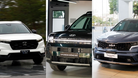Honda CR-V, Hyundai Santa Fe và KIA Sorento: Mẫu Hybrid nào phù hợp nhất với bạn?