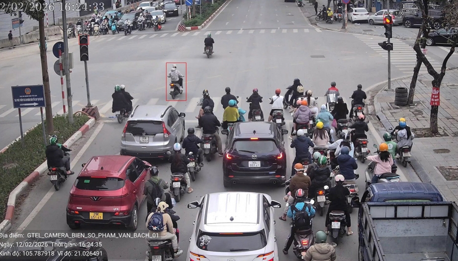 Các trường hợp vượt đèn đỏ và quá tốc độ bị camera AI phát hiện trong ngày 13/2/2026 tại nội đô Hà Nội và cao tốc Nội Bài - Lào Cai