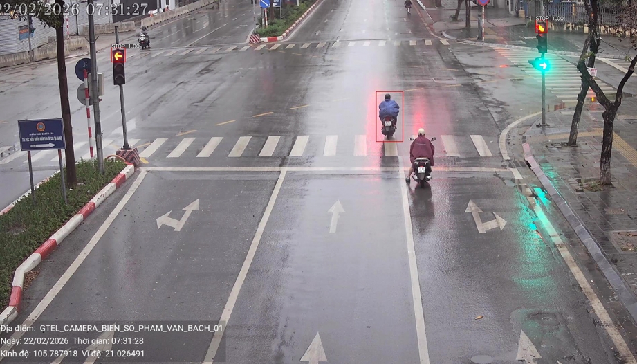 Các trường hợp vượt đèn đỏ và quá tốc độ bị camera AI phát hiện trong ngày 23/2/2026 tại nội đô Hà Nội và cao tốc NB-LC