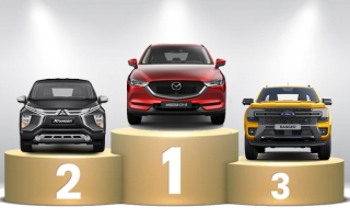 Thị trường ô tô Việt Nam: Top 10 mẫu xe bán nhiều nhất tháng 1/2026 - Không VinFast, Mazda CX-5 vượt lên dẫn đầu