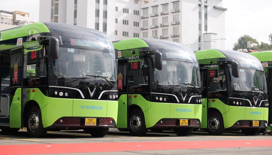 Thêm 9 tuyến xe buýt với 169 xe chuyển đổi xanh tại Tp Hồ Chí Minh