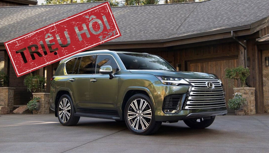Triệu hồi Lexus LX vì nguy cơ lỗi hộp số