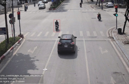 Các trường hợp vượt đèn đỏ và quá tốc độ bị camera AI phát hiện trong ngày 15/2/2026 tại nội đô Hà Nội và cao tốc Nội Bài - Lào Cai