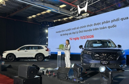 Honda Việt Nam chính thức ra mắt CR-V e:HEV lắp ráp trong nước, giá bán vẫn giữ kín