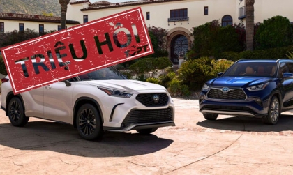 Toyota triệu hồi hơn nửa triệu chiếc Highlander do lỗi hàng ghế thứ 2