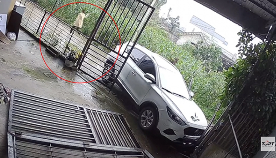 Clip TNGT: Nữ tài xế vứt cả Mazda CX-5 bỏ chạy sau khi ủi vào nhà dân ven đường...