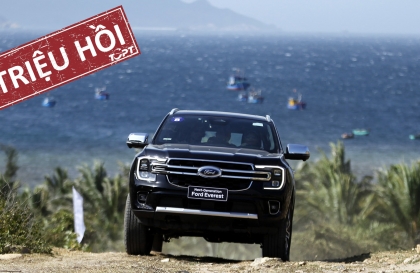 Ford sẽ phải triệu hồi bổ sung Everest tại Việt Nam vì lỗi phần mềm điều khiển động cơ