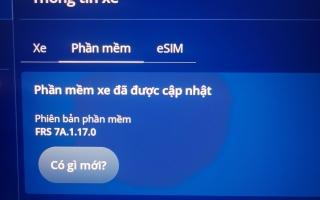 Phiên bản mới nhất cho VF7 quá hao pin, có ai bị như mình không?