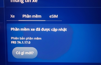 Phiên bản mới nhất cho VF7 quá hao pin, có ai bị như mình không?