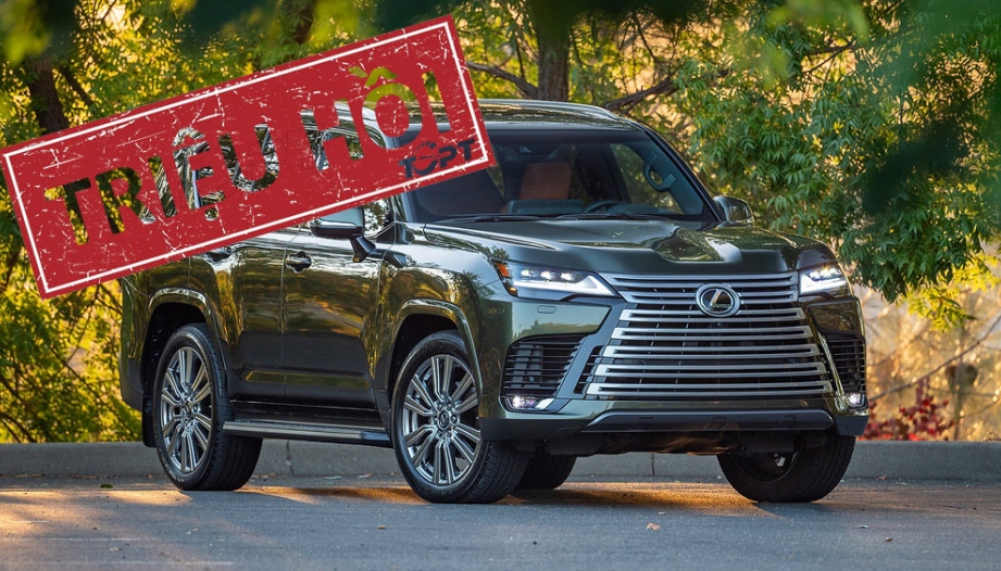 Triệu hồi Lexus LX do túi khí có nguy cơ không bung trong tai nạn