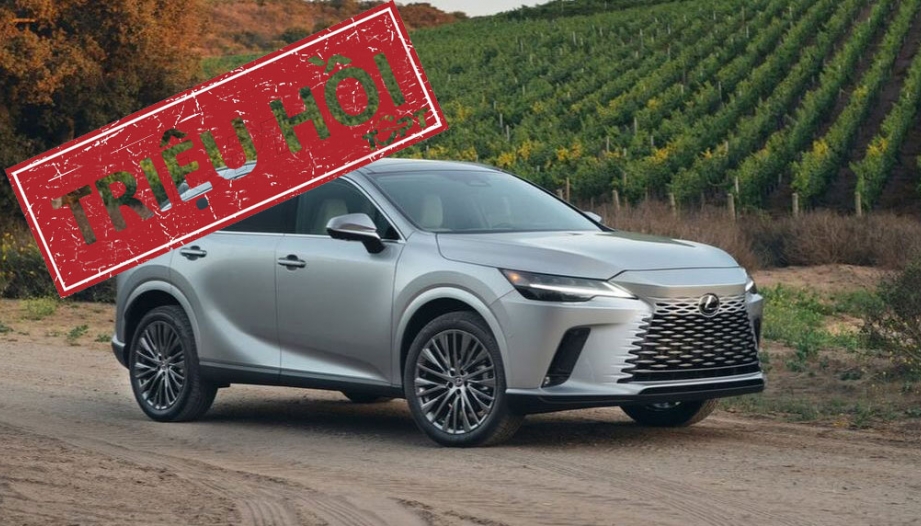 Triệu hồi Lexus RX và NX vì lỗi camera lùi
