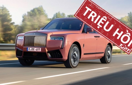 Triệu hồi Rolls-Royce Cullinan liên quan sự an toàn ở hàng ghế sau