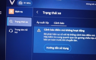 VinFast VF 6 báo lỗi này thì nên xử lý sao?