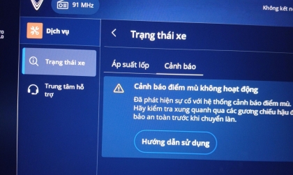 VinFast VF 6 báo lỗi này thì nên xử lý sao?