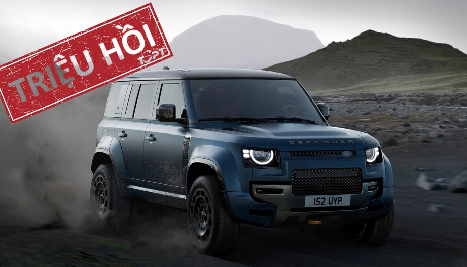 Triệu hồi Land Rover Defender do lỗi chốt khóa dây an toàn