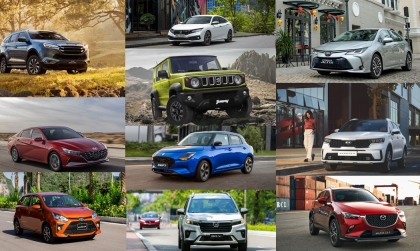 Thị trường ô tô Việt Nam: Top 10 mẫu xe bán ít nhất tháng 2/2026