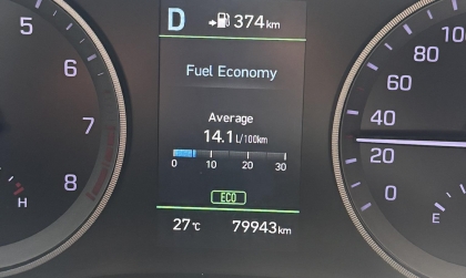 Hỏi về đồng hồ đo nhiên liệu trên Hyundai Tucson