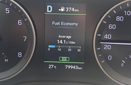 Hỏi về đồng hồ đo nhiên liệu trên Hyundai Tucson