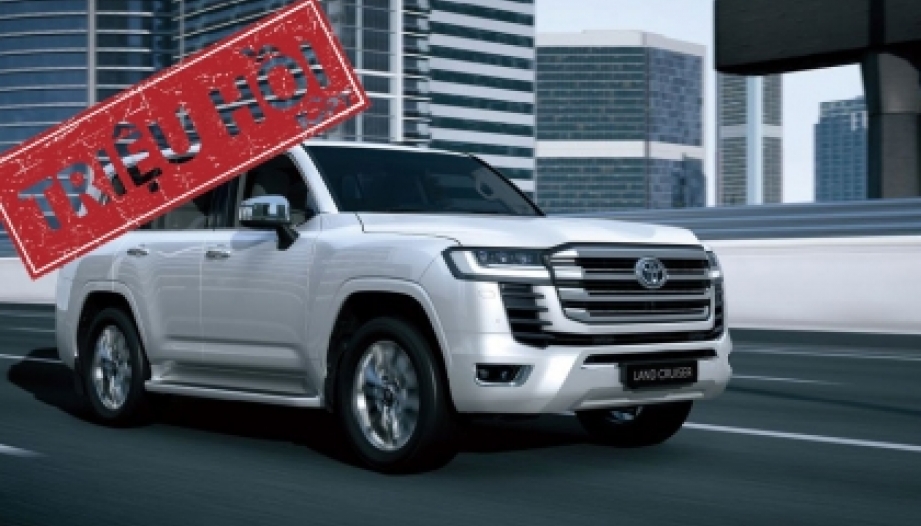 Triệu hồi gần 700 chiếc Toyota Land Cruiser tại Việt Nam vì lỗi điều khiển hộp số