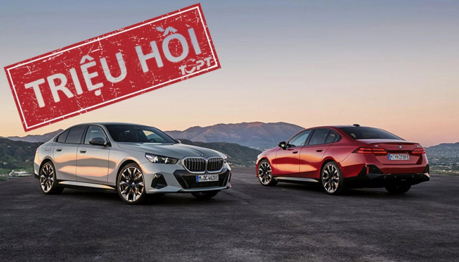 Triệu hồi loạt xe BMW có nguy cơ bốc cháy