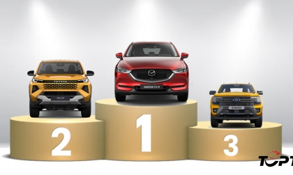 Thị trường ô tô Việt Nam: Top 10 mẫu xe bán nhiều nhất tháng 2/2026 -  Xe điện rút lui khỏi danh sách, Mazda CX-5 độc chiếm vị trí số 1