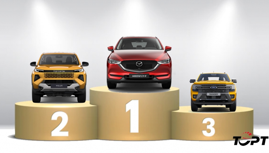 Thị trường ô tô Việt Nam: Top 10 mẫu xe bán nhiều nhất tháng 2/2026 -  Xe điện rút lui khỏi danh sách, Mazda CX-5 độc chiếm vị trí số 1