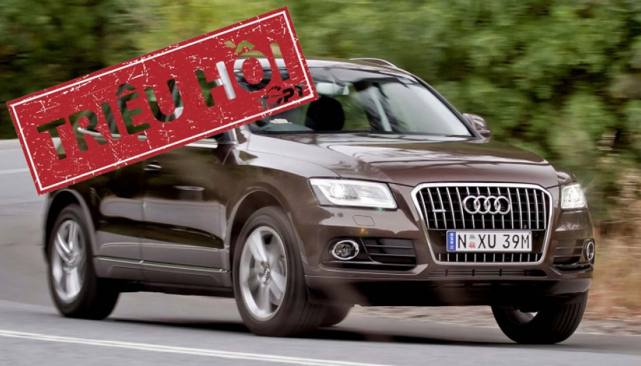 Triệu hồi Audi Q5 do lỗi túi khí