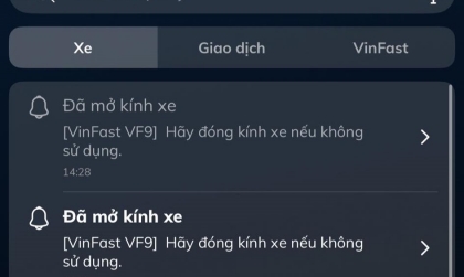 Xe Vf9 cứ báo lỗi cửa kính sau khi cập nhật phần mềm thì phải làm thế nào?
