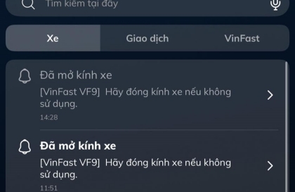 Xe Vf9 cứ báo lỗi cửa kính sau khi cập nhật phần mềm thì phải làm thế nào?