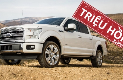 Triệu hồi gần 1,4 triệu chiếc Ford F-150 vì lỗi điều khiển hộp số