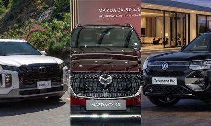 Mazda CX-90 và Volkswagen Teramont Pro cạnh tranh như thế nào với Hyundai Palisade?
