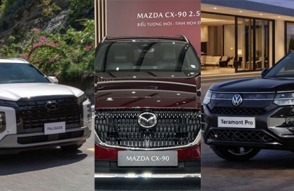 Mazda CX-90 và Volkswagen Teramont Pro cạnh tranh như thế nào với Hyundai Palisade?
