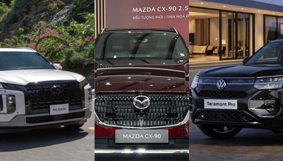 Mazda CX-90 và Volkswagen Teramont Pro cạnh tranh như thế nào với Hyundai Palisade?