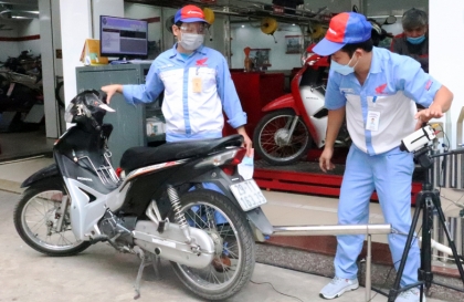 Hà Nội và TP.HCM bắt đầu kiểm định khí thải xe máy từ 01/7/2027
