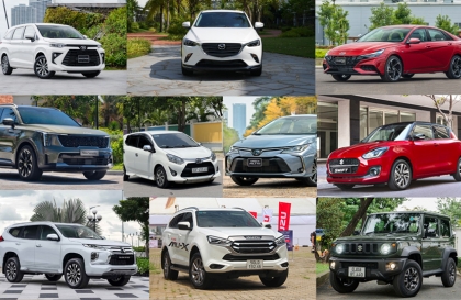 Thị trường ô tô Việt Nam: Top 10 mẫu xe bán ít nhất tháng 3/2026