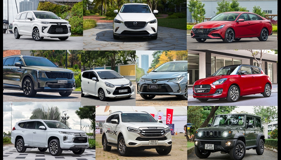 Thị trường ô tô Việt Nam: Top 10 mẫu xe bán ít nhất tháng 3/2026