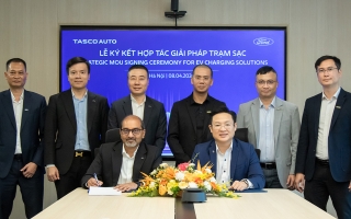 Ford Việt Nam và Tasco Auto ký kết hợp tác mở rộng hạ tầng sạc xe điện