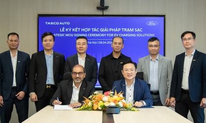 Ford Việt Nam và Tasco Auto ký kết hợp tác mở rộng hạ tầng sạc xe điện