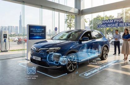 VinFast sẽ sản xuất Xe điện Mở rộng phạm vi REEV?