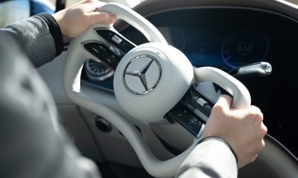 Mercedes-Benz EQS sẽ được trang bị công nghệ lái điện tử steer-by-wire