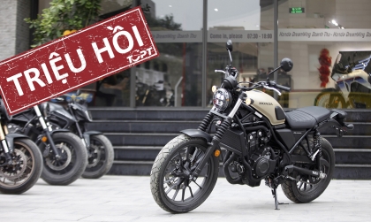 Thế giới 2 bánh: Triệu hồi Honda CL500 và Rebel vì nguy cơ rời ghi-đông