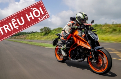 KTM tiếp tục triệu hồi 390 Duke và RC 390 vì lỗi hệ thống ga điện