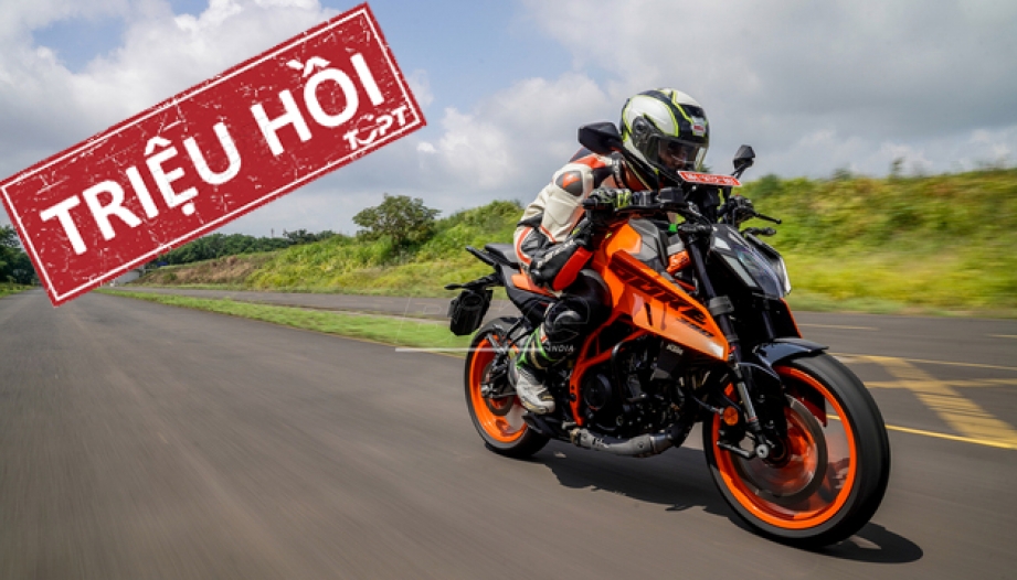 KTM tiếp tục triệu hồi 390 Duke và RC 390 vì lỗi hệ thống ga điện