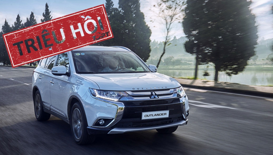 Triệu hồi Mitsubishi Outlander lần 2 vì lỗi cửa cốp