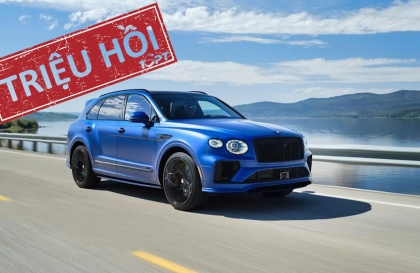 Bentley tiếp tục triệu hồi Bentayga